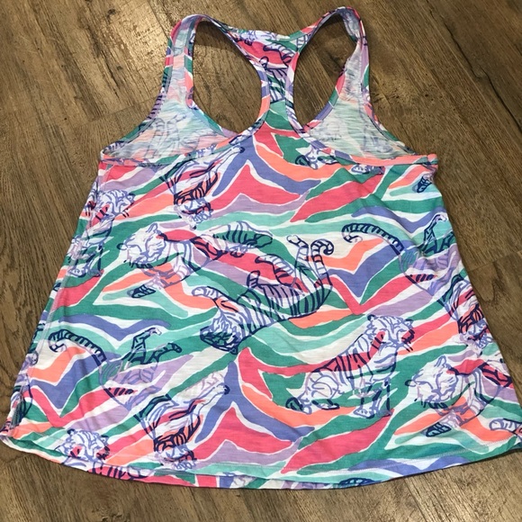 Lilly Pulitzer Luxletic Racer Back Tank 2 Pack Small - Picture 4 of 12